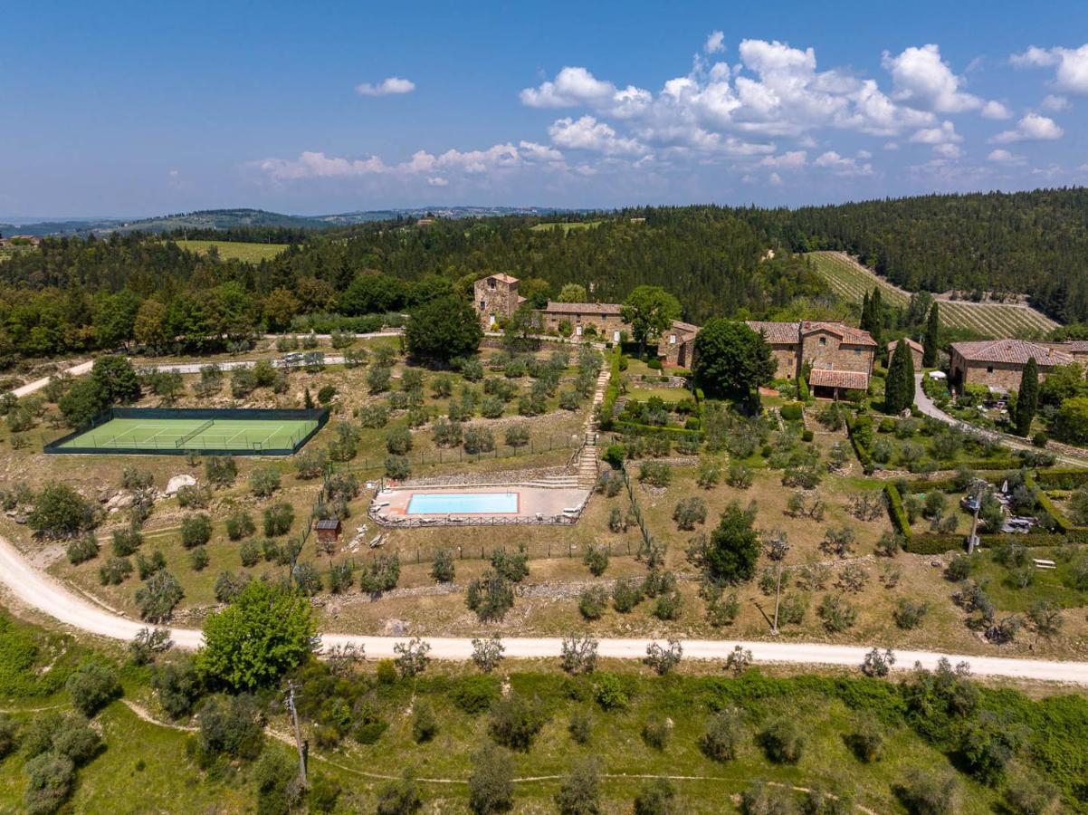 Borgo Nel Chianti Istrice Con Piscina Tennis E Wifi Кастелліна-ін-К'янті Екстер'єр фото